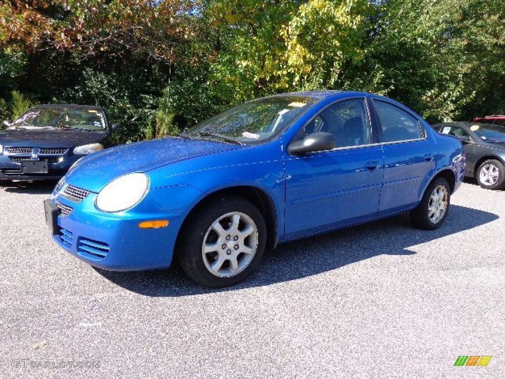 Electric Blue Pearlcoat 2005 Dodge Neon SXT Exterior Photo #86144715