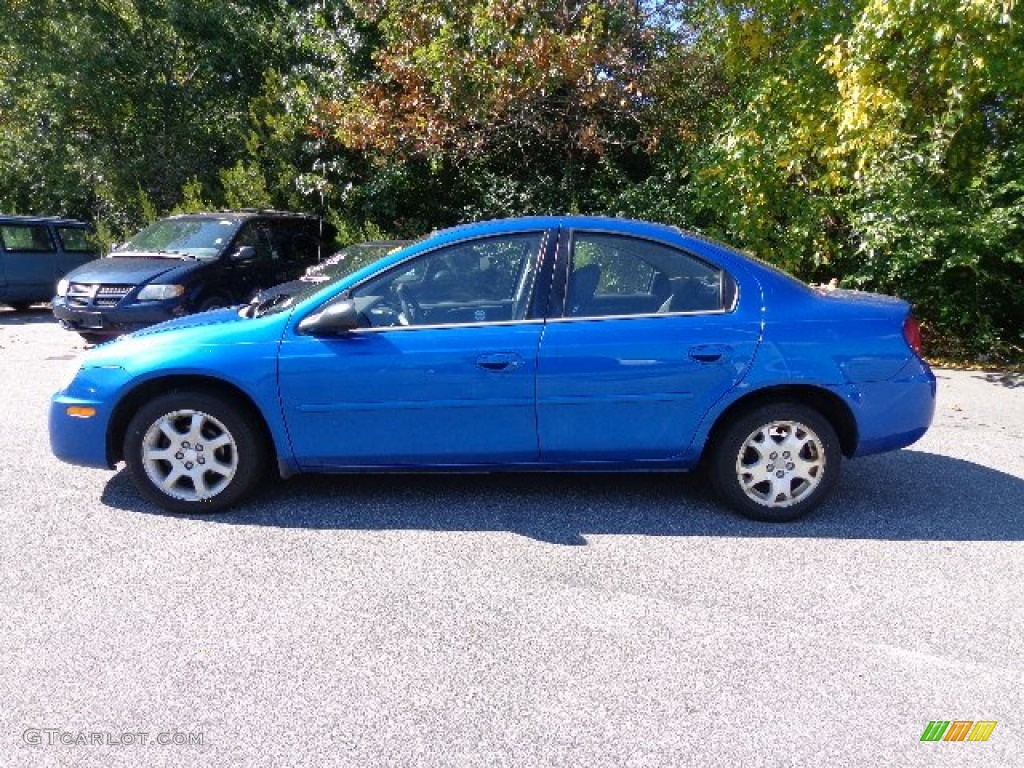 Electric Blue Pearlcoat 2005 Dodge Neon SXT Exterior Photo #86144745
