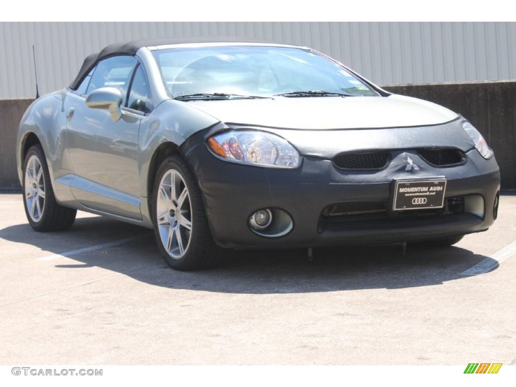 2008 Eclipse Spyder GT - Optimist Green Metallic / Dark Charcoal photo #3