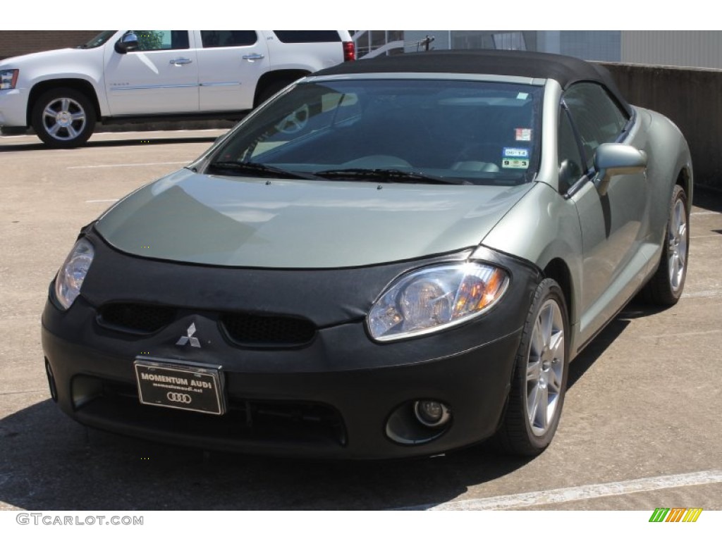 2008 Eclipse Spyder GT - Optimist Green Metallic / Dark Charcoal photo #5