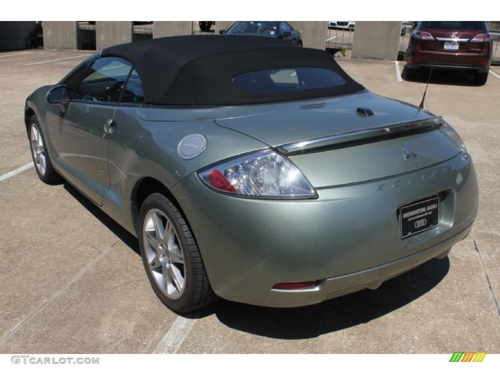 2008 Eclipse Spyder GT - Optimist Green Metallic / Dark Charcoal photo #8