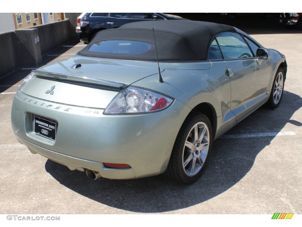 2008 Eclipse Spyder GT - Optimist Green Metallic / Dark Charcoal photo #10