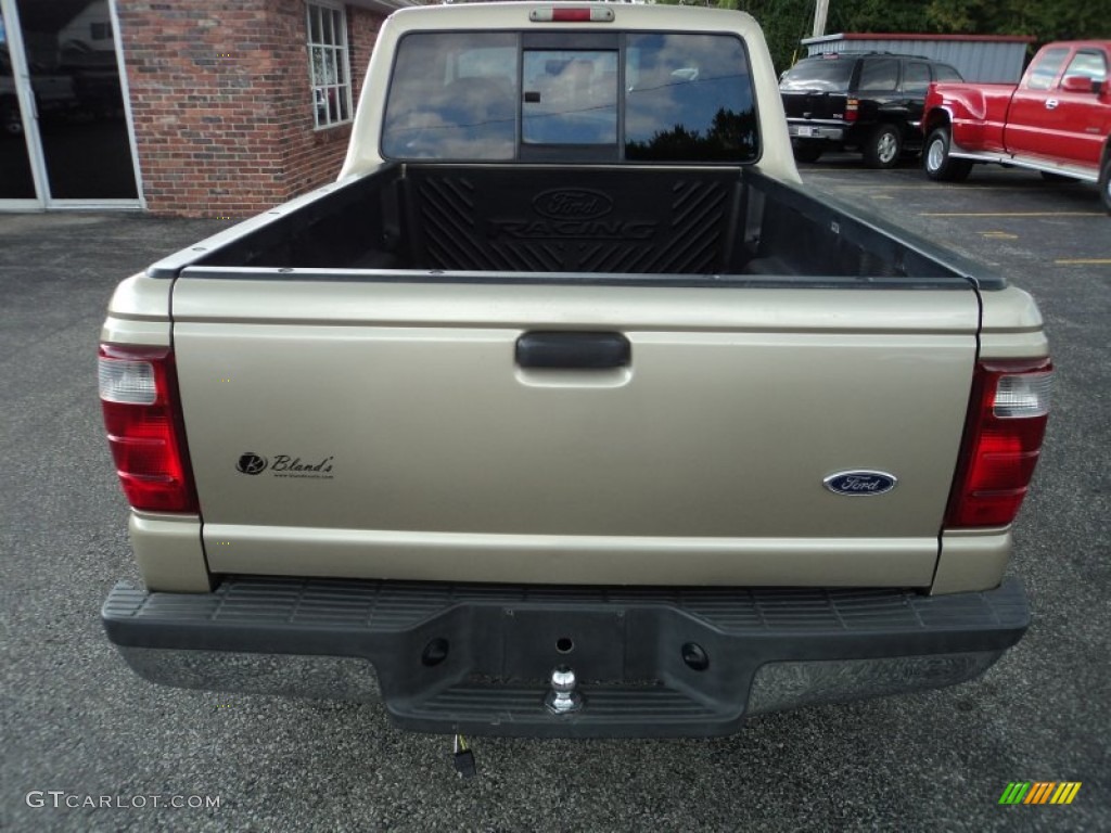 2002 Ranger XLT SuperCab - Harvest Gold Metallic / Medium Prairie Tan photo #22