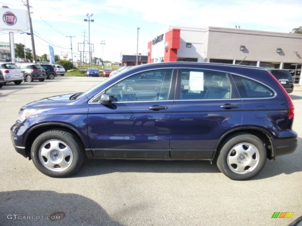 2011 CR-V LX 4WD - Royal Blue Pearl / Gray photo #4