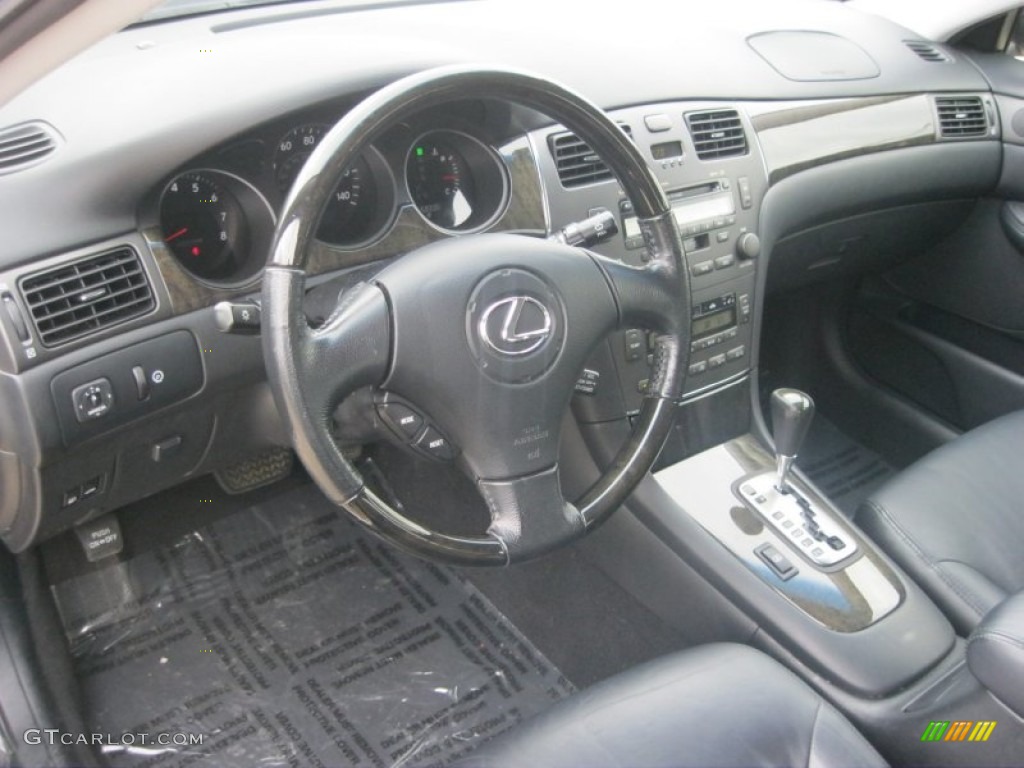 Black Interior 2004 Lexus ES 330 Photo #86147562