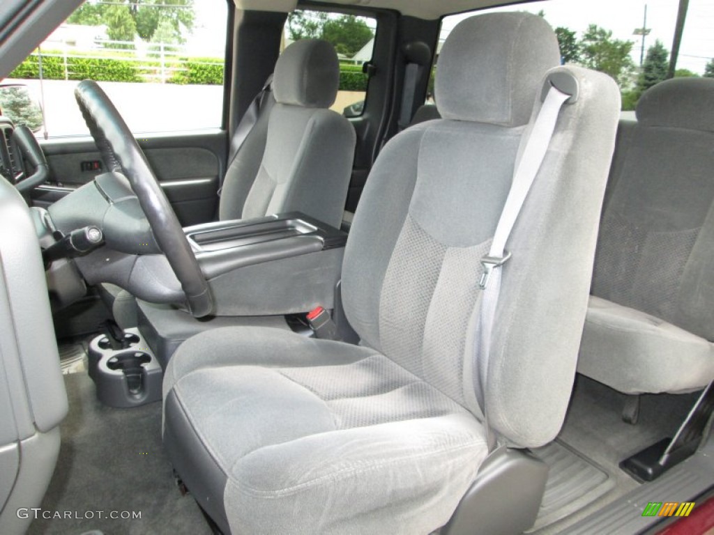 Medium Gray Interior 2003 Chevrolet Silverado 1500 LS Extended Cab Photo #86147592