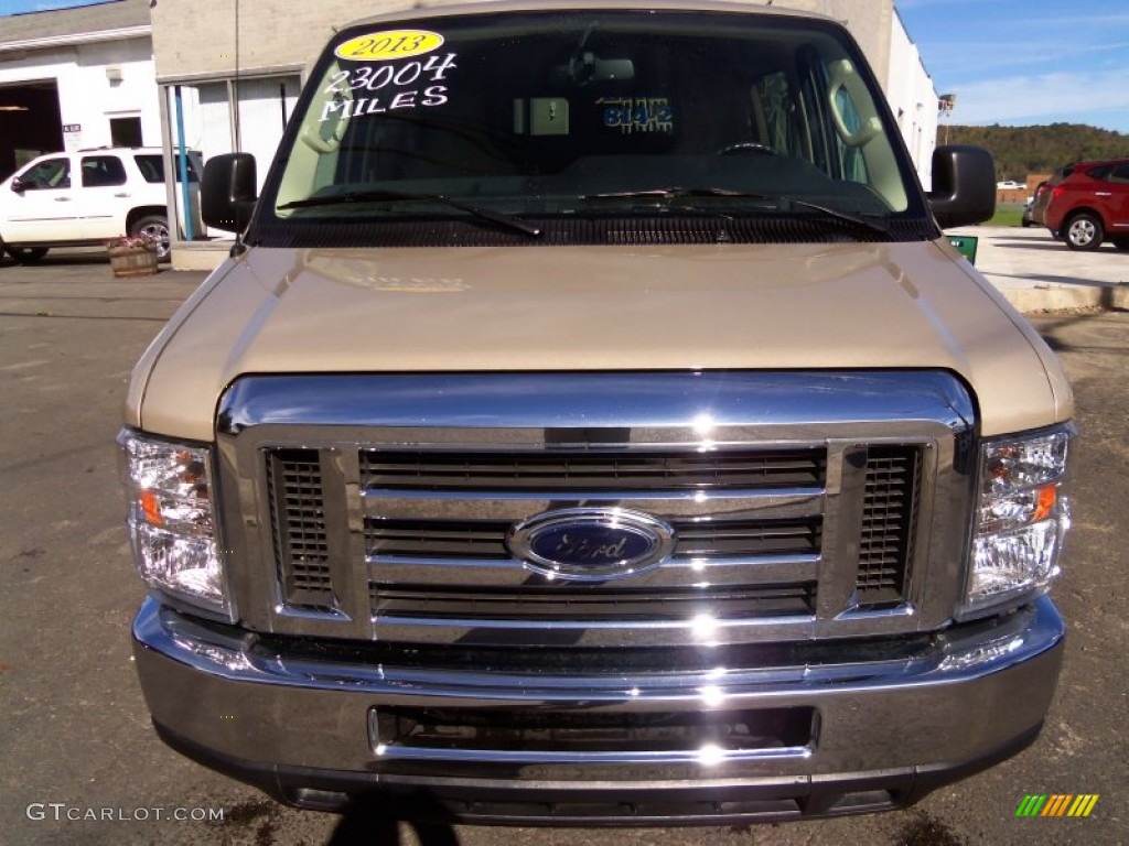2013 E Series Van E350 XLT Passenger - Pueblo Gold Metallic / Medium Pebble photo #2