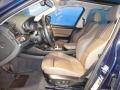 2011 BMW X3 Mojave Nevada Leather Interior Front Seat Photo