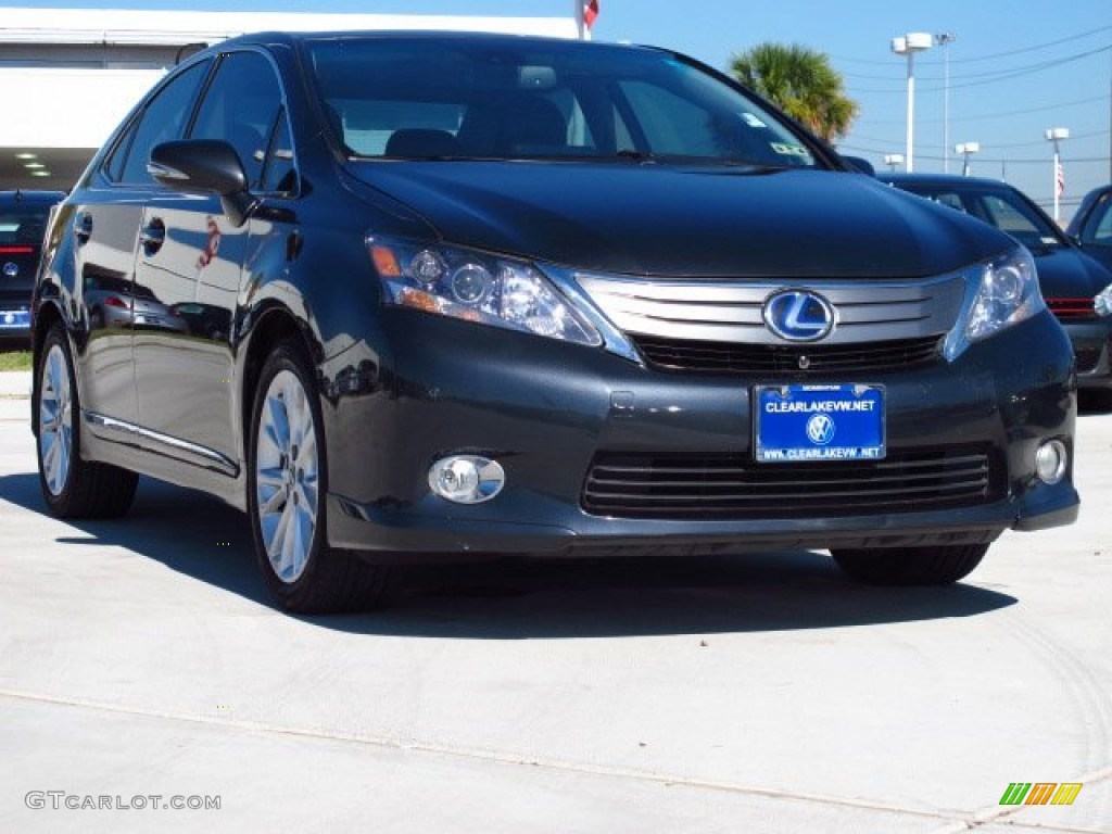 2010 HS 250h Hybrid Premium - Smoky Granite Mica / Black photo #1
