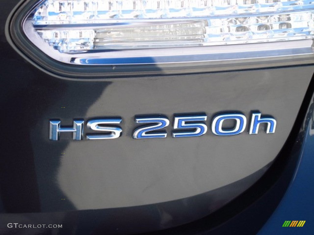 2010 HS 250h Hybrid Premium - Smoky Granite Mica / Black photo #11