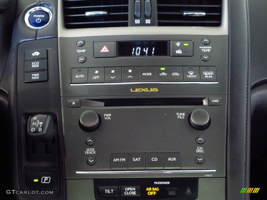 2010 HS 250h Hybrid Premium - Smoky Granite Mica / Black photo #30