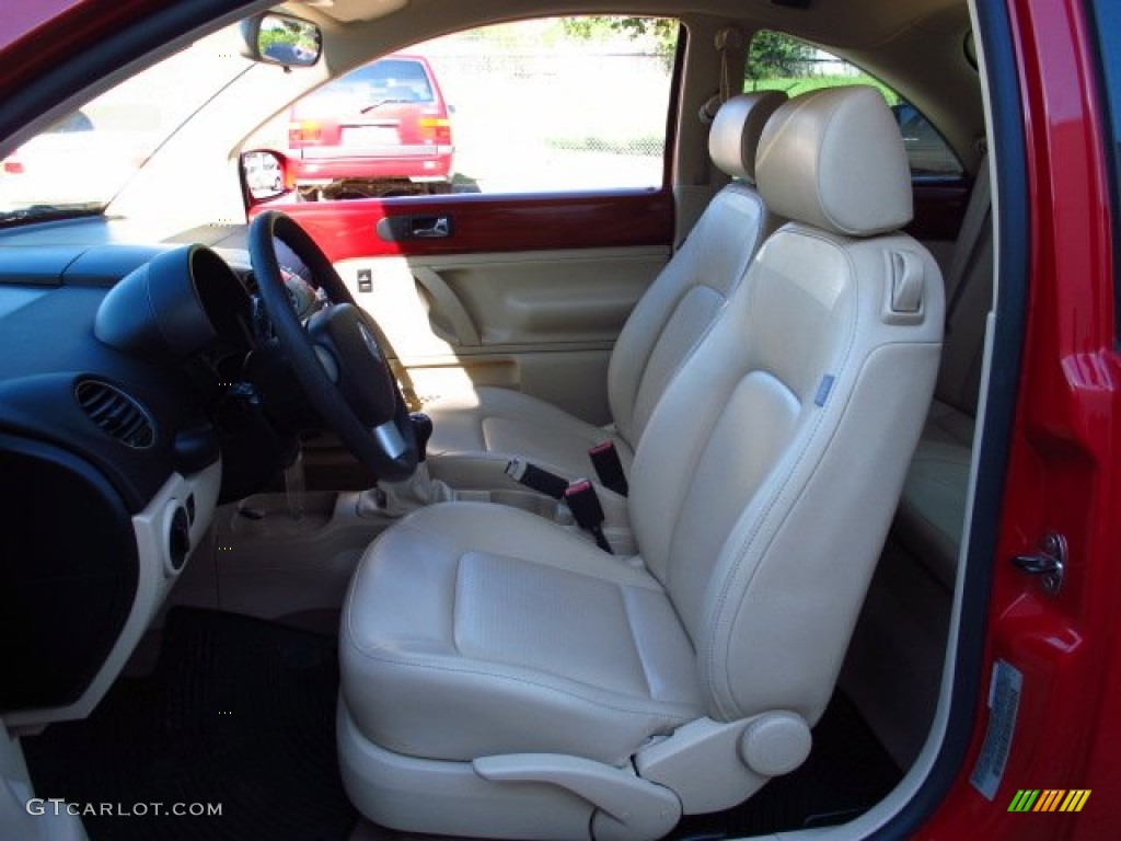 Cream Beige Interior 2008 Volkswagen New Beetle S Coupe Photo #86149173