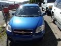 2007 Bright Blue Chevrolet Aveo LS Sedan  photo #2