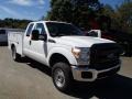 Oxford White 2014 Ford F350 Super Duty XL SuperCab Utility Truck Exterior