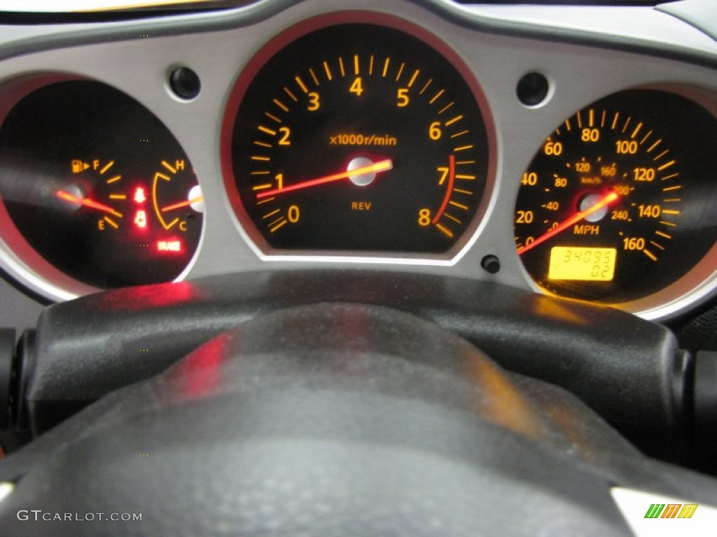 2005 350Z Touring Roadster - Le Mans Sunset Metallic / Burnt Orange photo #15