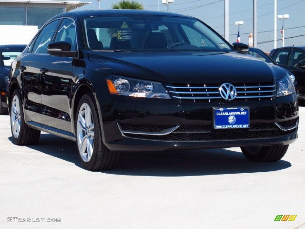 Black Volkswagen Passat