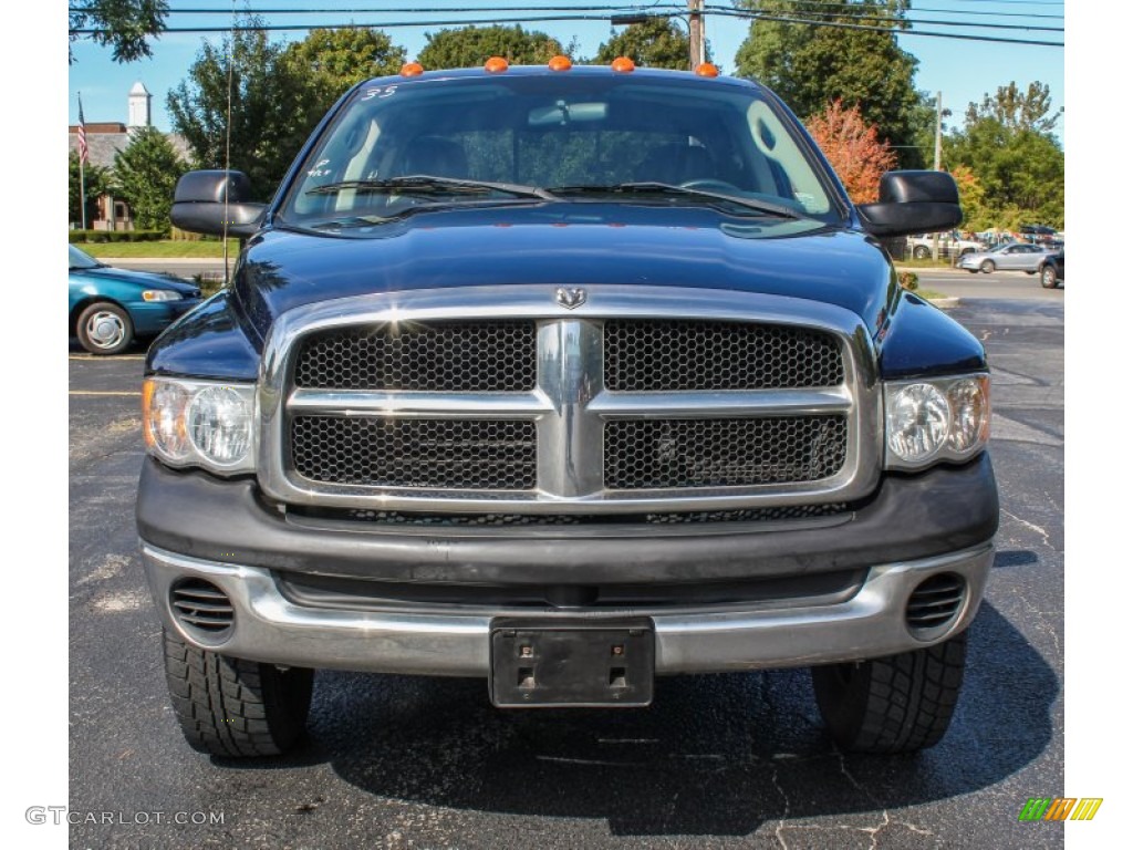 2004 Ram 2500 ST Quad Cab 4x4 - Atlantic Blue Pearl / Dark Slate Gray photo #2