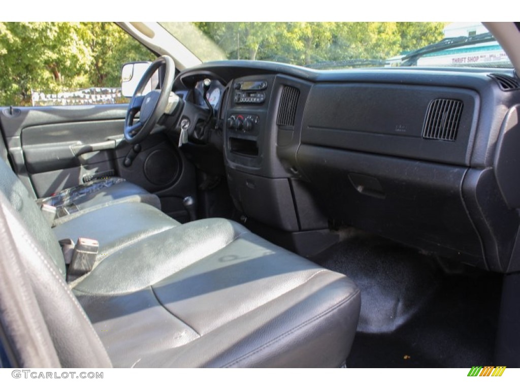 2004 Ram 2500 ST Quad Cab 4x4 - Atlantic Blue Pearl / Dark Slate Gray photo #9