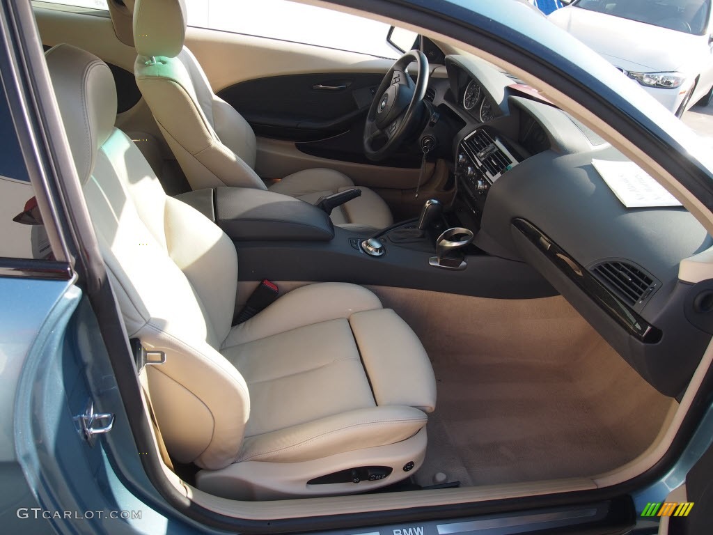 2005 6 Series 645i Coupe - Atlantic Blue Metallic / Cream Beige photo #3
