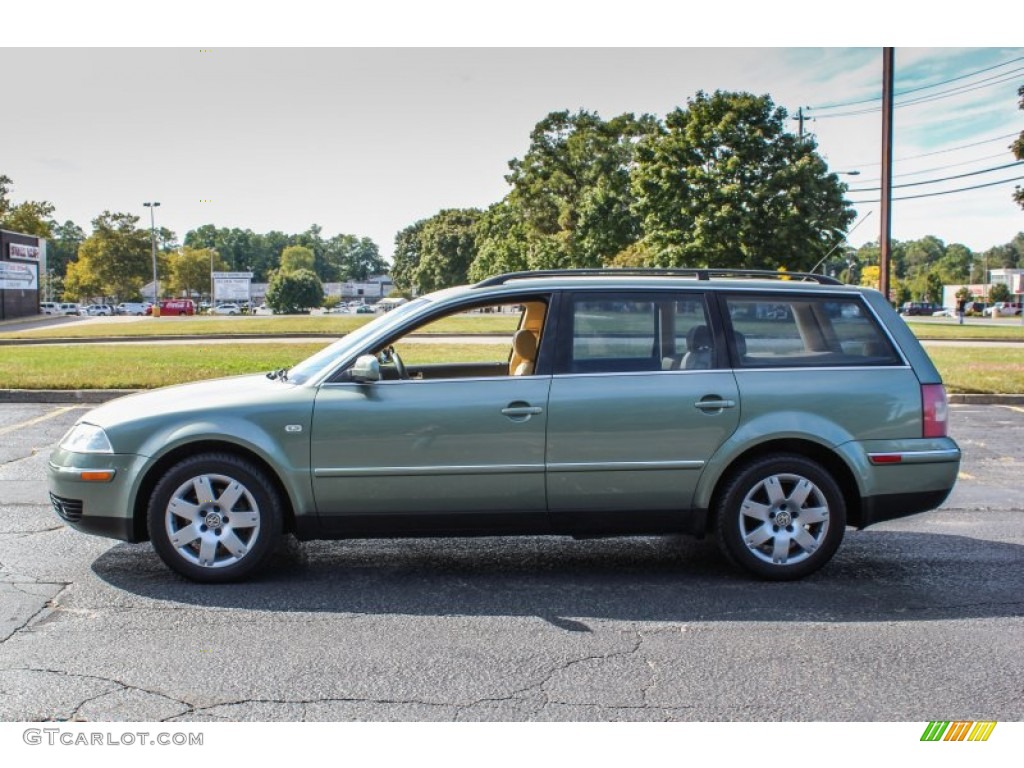 Fresco Green Metallic 2003 Volkswagen Passat GLX 4Motion Wagon Exterior Photo #86152395