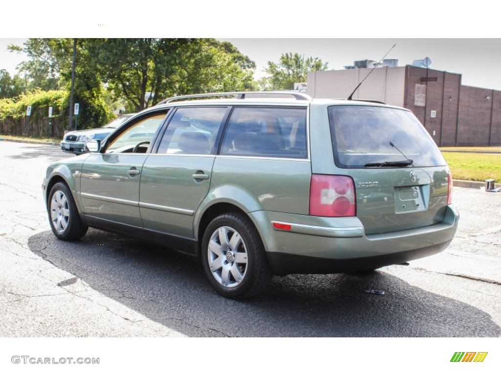 2003 Passat GLX 4Motion Wagon - Fresco Green Metallic / Beige photo #4