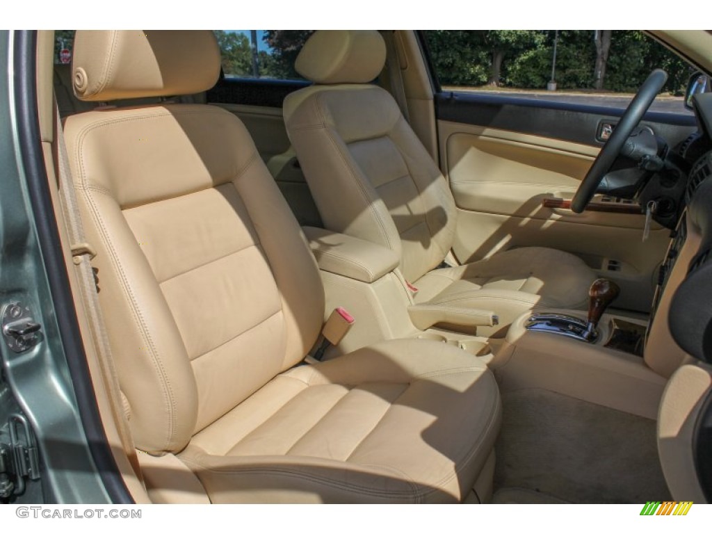 2003 Passat GLX 4Motion Wagon - Fresco Green Metallic / Beige photo #11