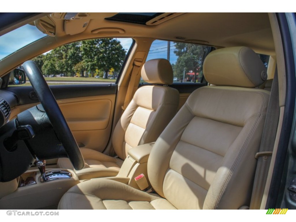 2003 Passat GLX 4Motion Wagon - Fresco Green Metallic / Beige photo #13