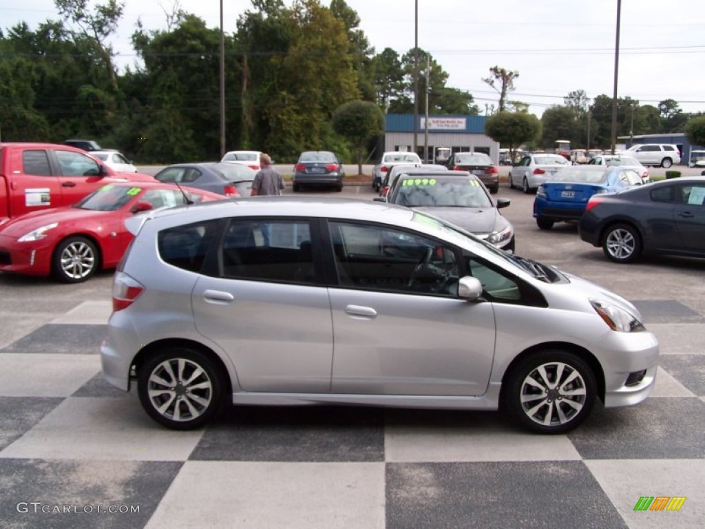 Alabaster Silver Metallic 2013 Honda Fit Sport Exterior Photo #86154834