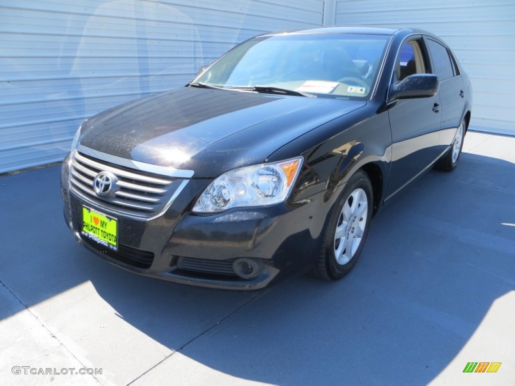 2008 Avalon XL - Black / Ivory Beige photo #7