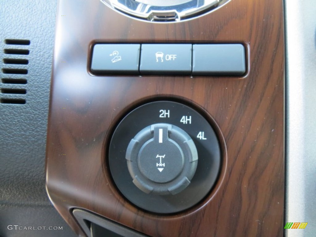 2014 Ford F350 Super Duty Lariat Crew Cab 4x4 Controls Photo #86156745