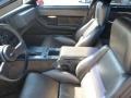 1984 Chevrolet Corvette Graphite Interior Front Seat Photo