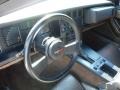 1984 Chevrolet Corvette Graphite Interior Dashboard Photo