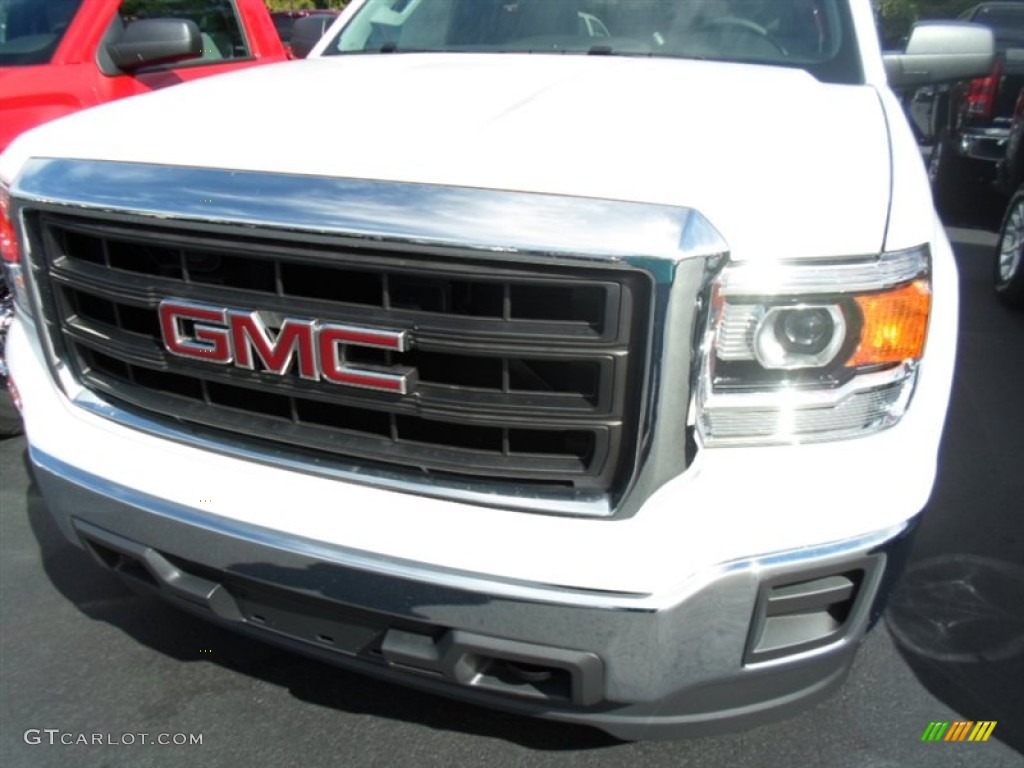 2014 Sierra 1500 Regular Cab 4x4 - Summit White / Jet Black/Dark Ash photo #2