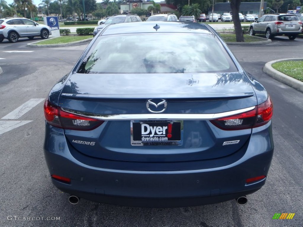 2014 MAZDA6 Grand Touring - Blue Reflex Mica / Almond photo #3