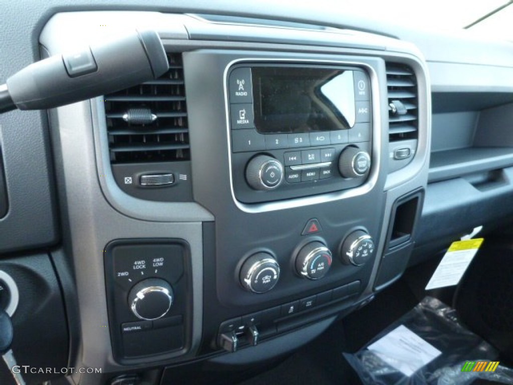 2014 1500 Tradesman Quad Cab 4x4 - Black / Black/Diesel Gray photo #19