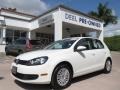 Candy White 2011 Volkswagen Golf 4 Door