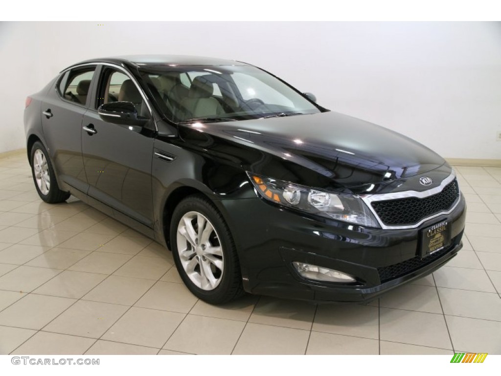 Ebony Black Kia Optima