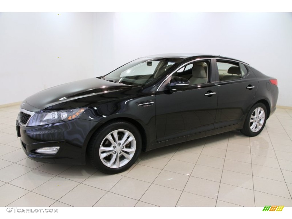 Ebony Black 2013 Kia Optima LX Exterior Photo #86160525