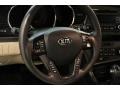 Beige 2013 Kia Optima LX Steering Wheel