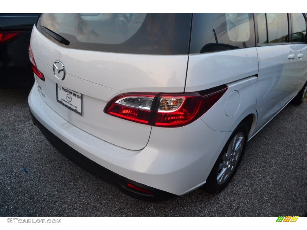 2013 MAZDA5 Sport - Crystal White Pearl / Sand photo #3