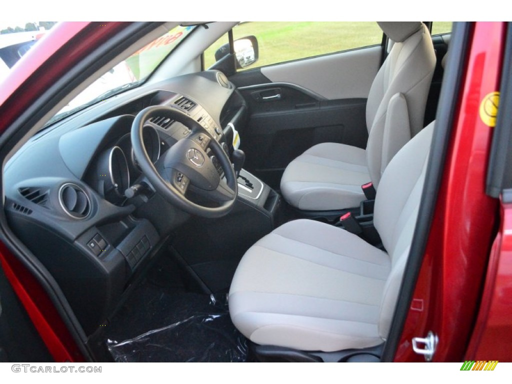 2013 MAZDA5 Sport - Zeal Red Mica / Sand photo #8