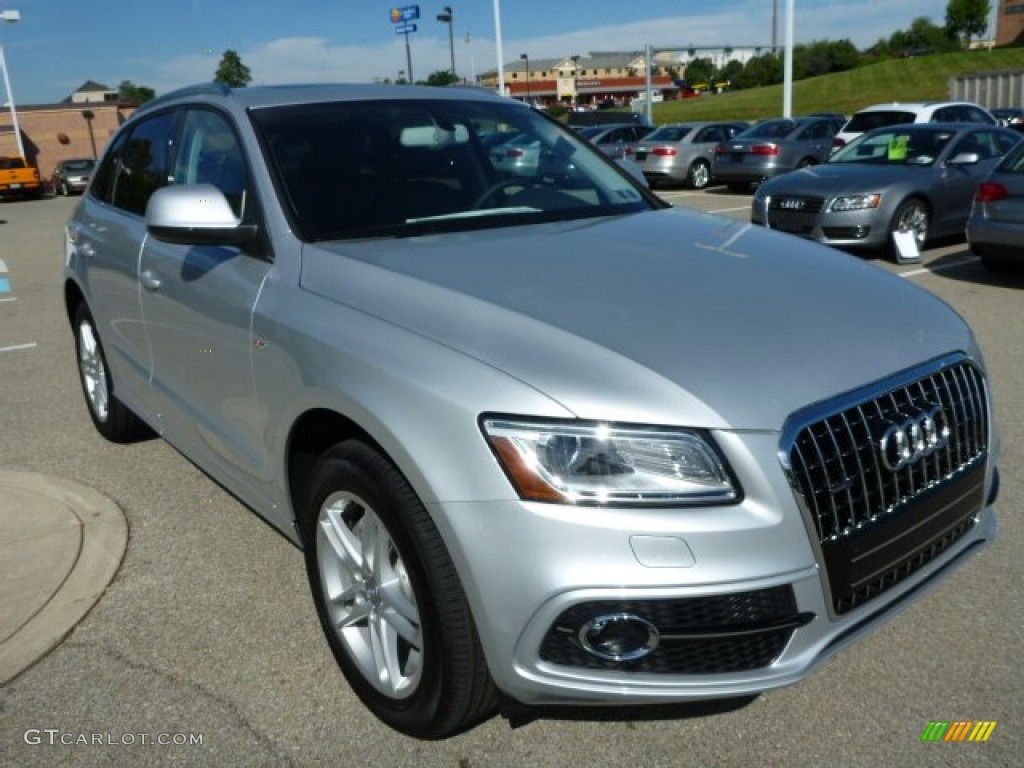 Ice Silver Metallic 2014 Audi Q5 3.0 TFSI quattro Exterior Photo #86161937