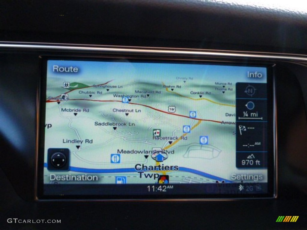 2014 Audi A4 2.0T quattro Sedan Navigation Photo #86162459