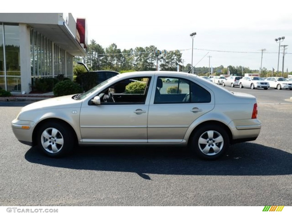 2004 Jetta GLS Sedan - Wheat Beige Metallic / Black photo #8