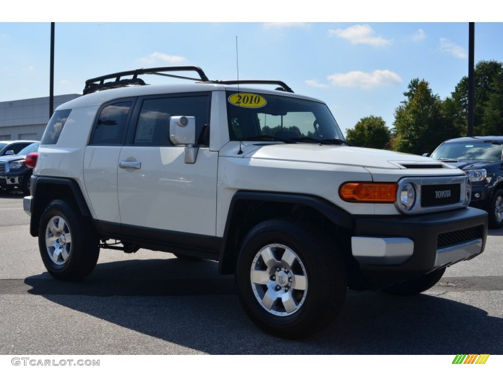 2010 FJ Cruiser 4WD - Iceberg White / Dark Charcoal photo #1