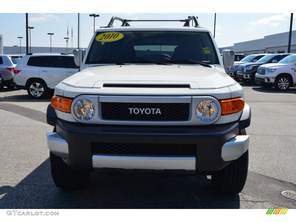 2010 FJ Cruiser 4WD - Iceberg White / Dark Charcoal photo #7