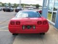 1991 Bright Red Chevrolet Corvette Coupe  photo #5