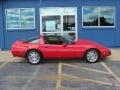 1991 Bright Red Chevrolet Corvette Coupe  photo #7