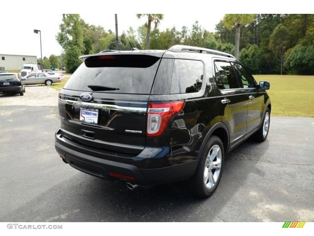 2013 Explorer Limited - Tuxedo Black Metallic / Charcoal Black photo #5