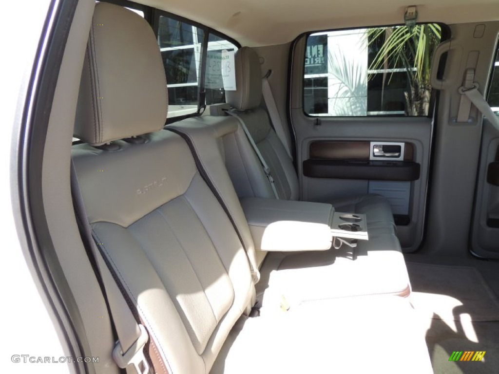 2010 F150 Platinum SuperCrew 4x4 - White Platinum Metallic Tri Coat / Medium Stone Leather/Sienna Brown photo #9